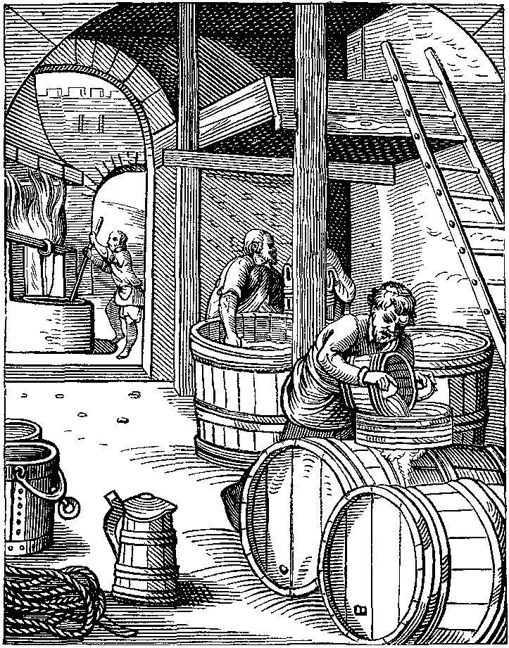 Picture Of A 16th Century Brewery