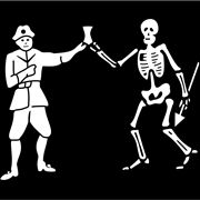 Picture Of Flag Of Pirate Bartholomew Roberts