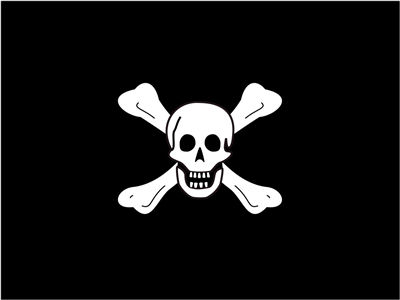 Picture Of Flag Of Pirate Richard Worley
