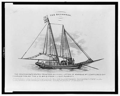 Picture Of Savannah A Confederate Privateer