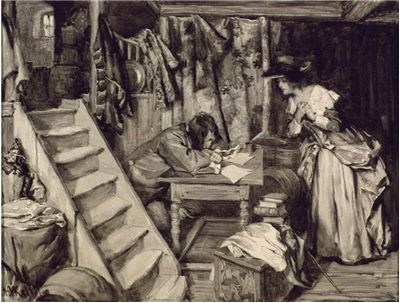 Picture Of Stede Bonnet And His Daughter Kate